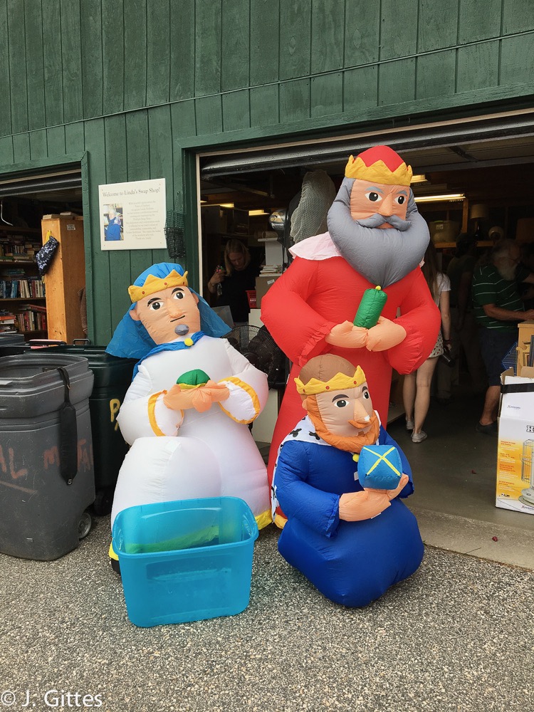 Photo of holiday inflatibles